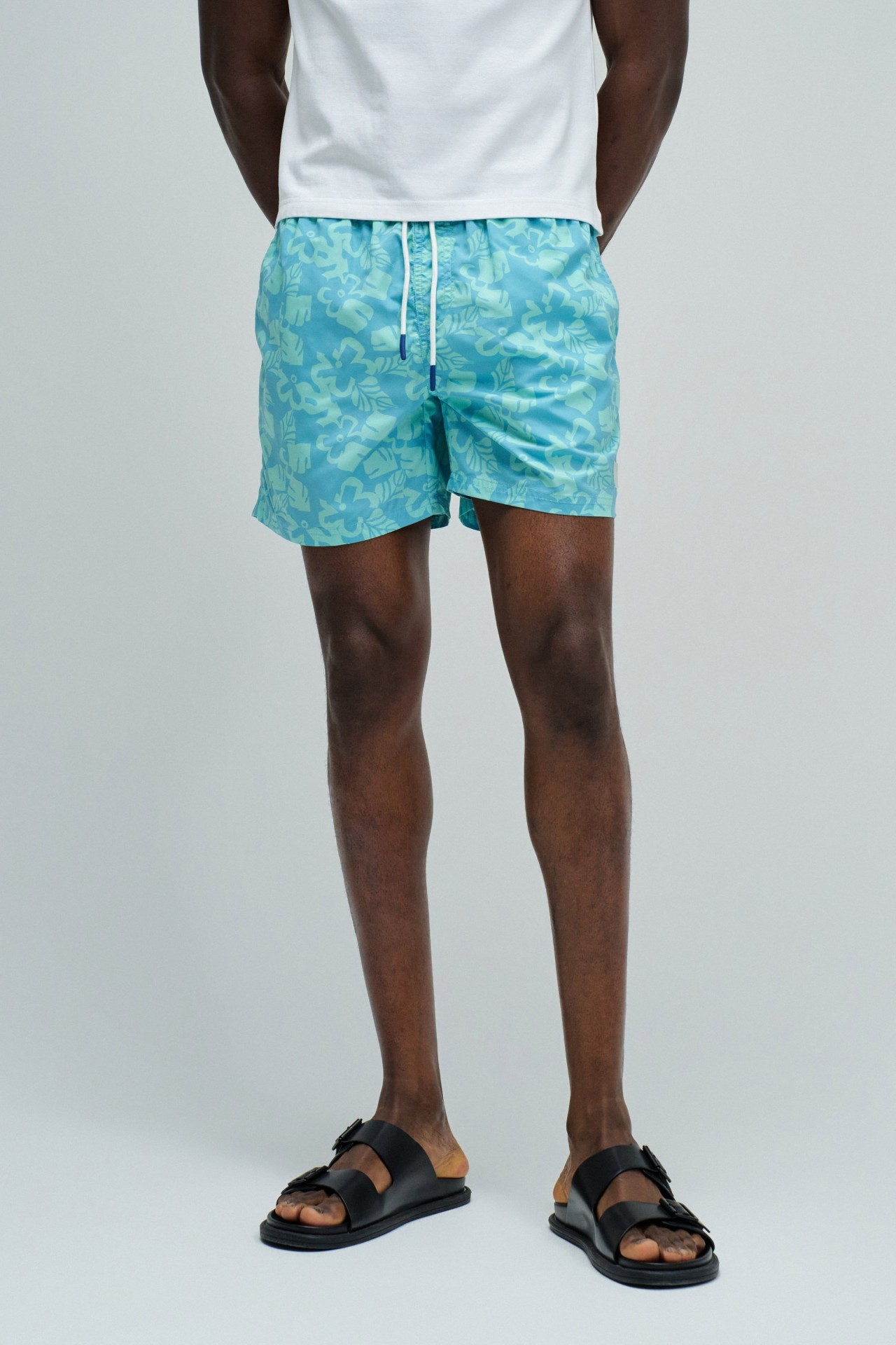 ZWEMSHORTS MET PRINT