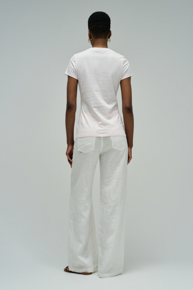 T-SHIRT WITH PRINT AND BRANDING