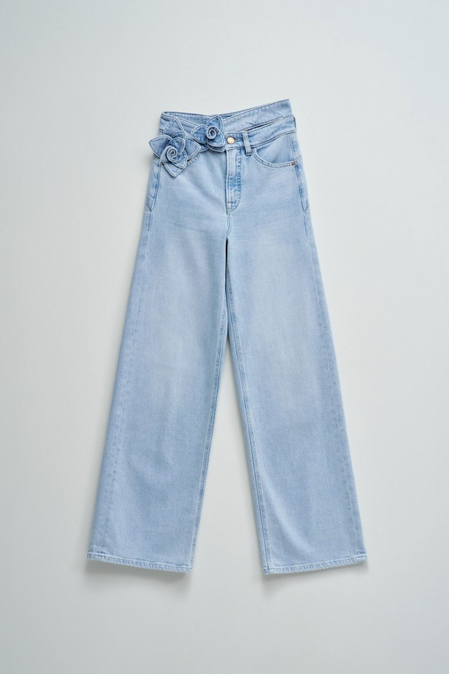 FAITH PUSH IN WIDE JEANS