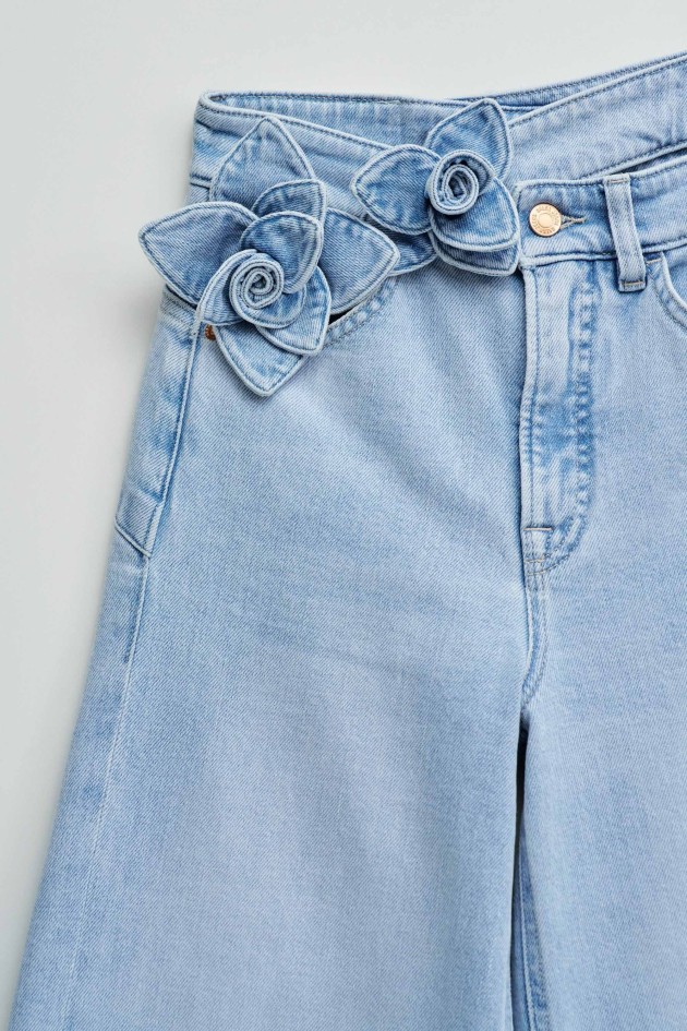 FAITH PUSH IN WIDE JEANS