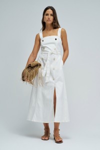 MIDI DRESS IN LIGHTDENIM