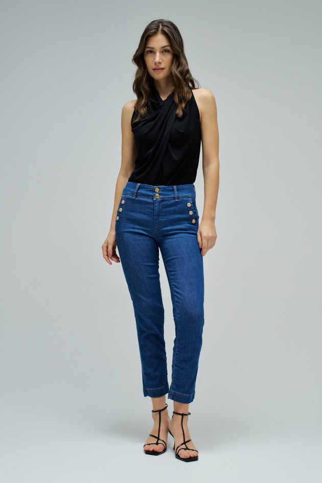 SECRET CHINO PUSH IN CROPPED SLIM
