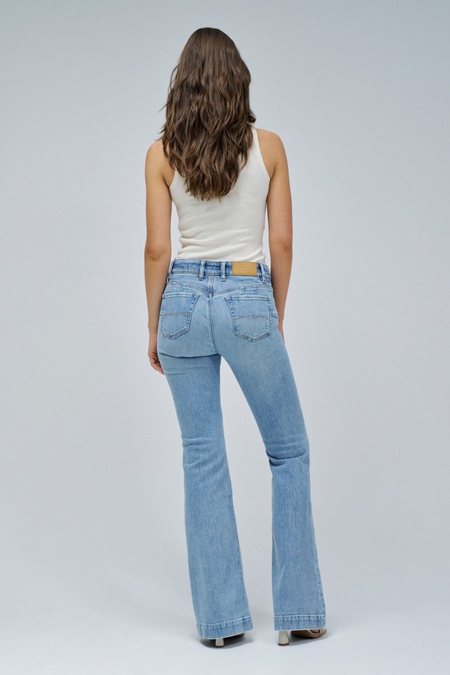 JEAN DESTINY PUSH UP FLARE