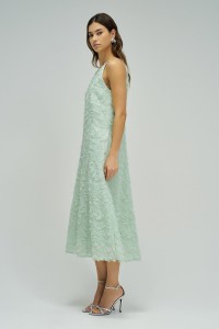 ROBE MIDI AVEC JACQUARD