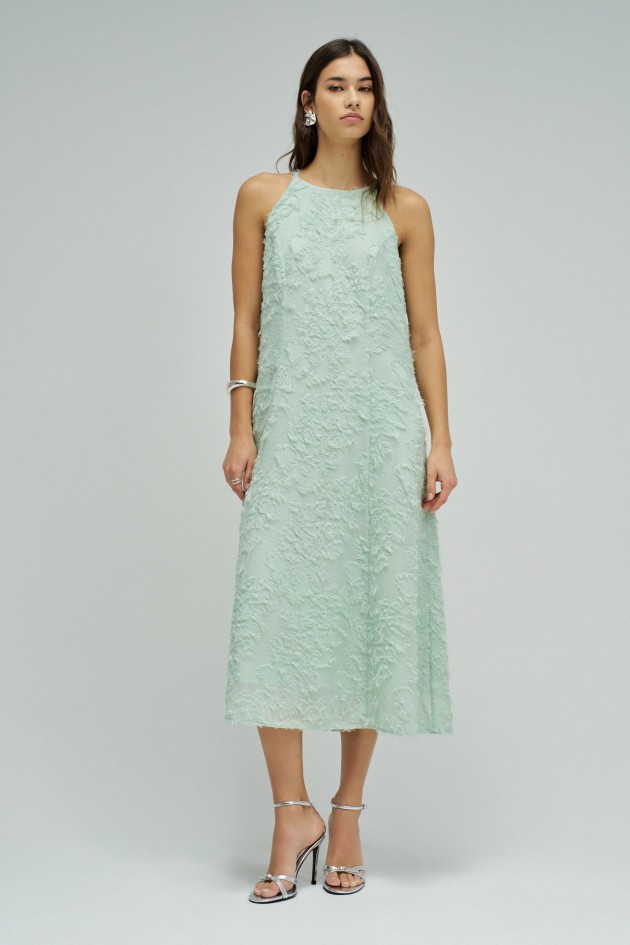 ROBE MIDI AVEC JACQUARD