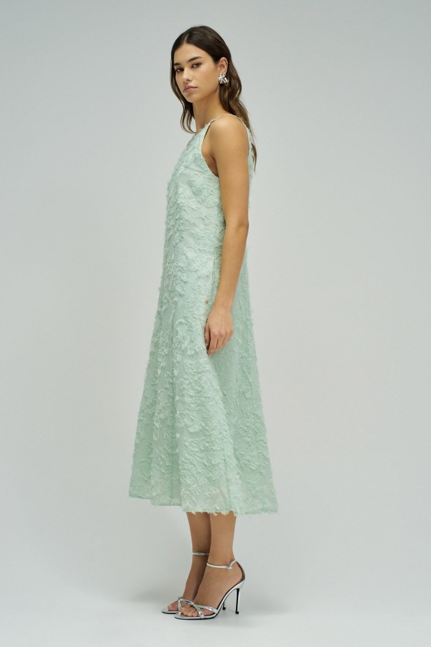ROBE MIDI AVEC JACQUARD