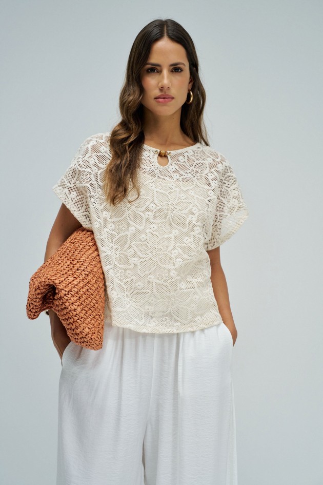 T-SHIRT EN CROCHET