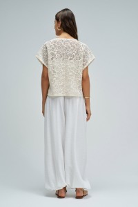 T-SHIRT EN CROCHET