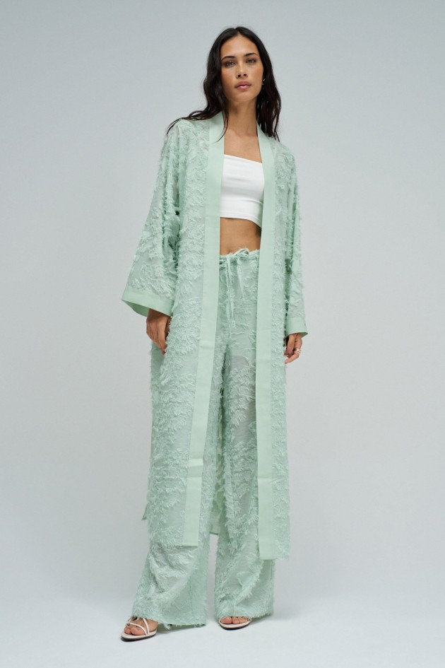 KIMONO WITH JACQUARD