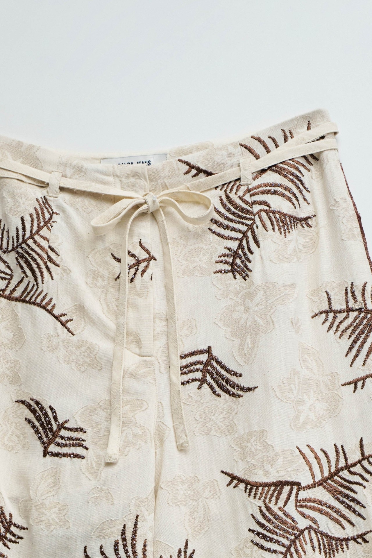 REGULAR FIT BROEKEN MET BORDUURSELS