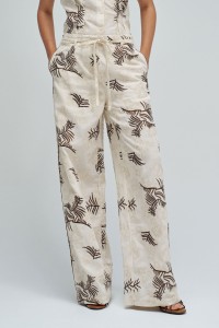 REGULAR FIT BROEKEN MET BORDUURSELS