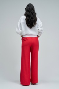 REGULAR FIT FLUID BROEK