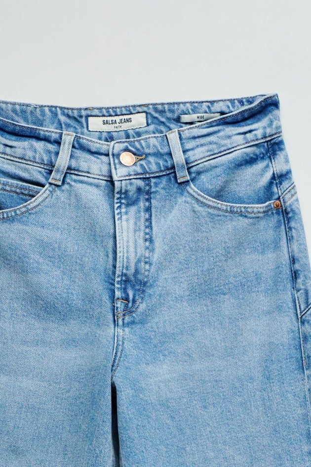 FAITH PUSH IN WIDE JEANS