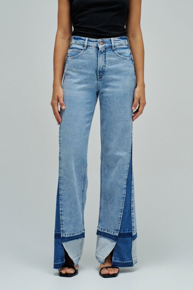 FAITH PUSH IN WIDE JEANS