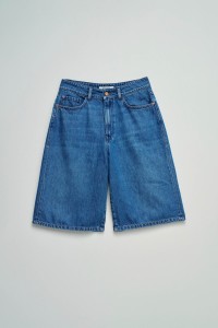 DENIM LONG SHORTS