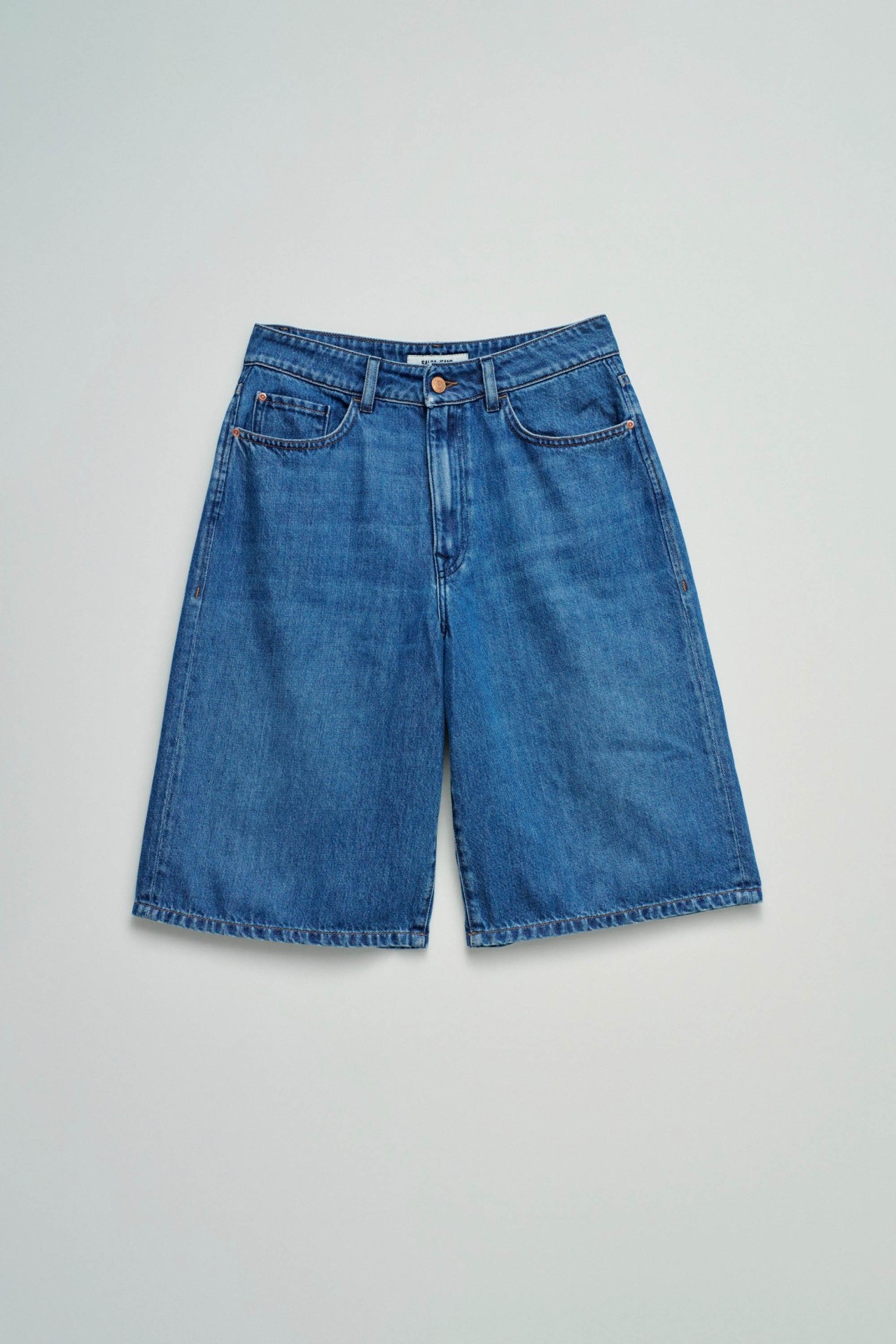 DENIM LONG SHORTS