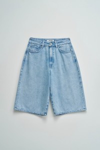 DENIM LONG SHORTS