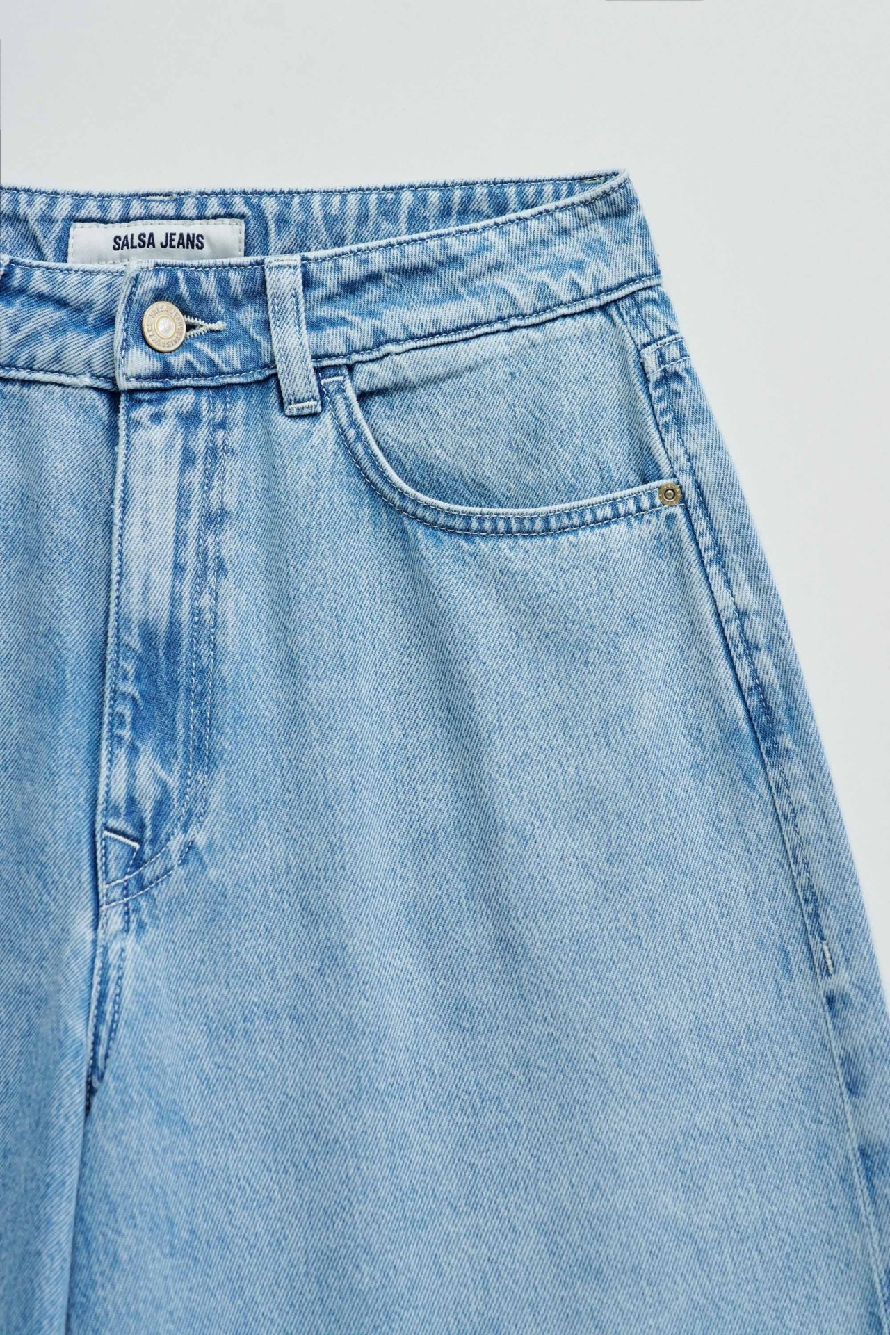 DENIM LONG SHORTS