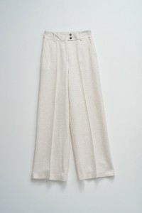 PANTALONS CHINO WIDE EN LIN