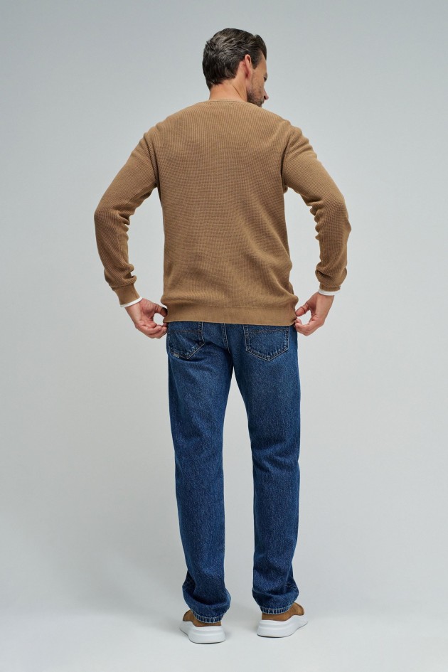 SWEATER KNITTED WITH TEXTURE