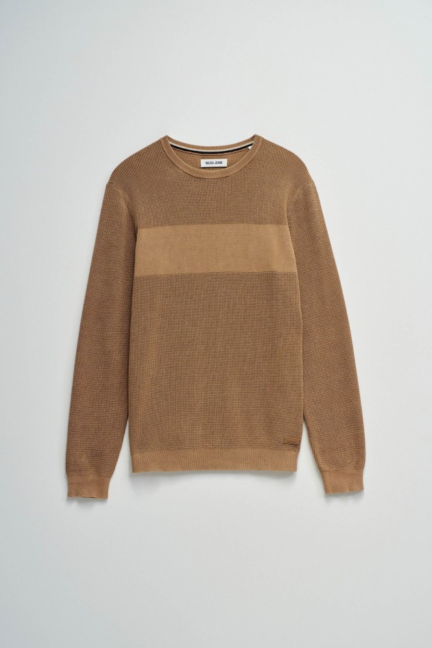 SWEATER KNITTED WITH TEXTURE