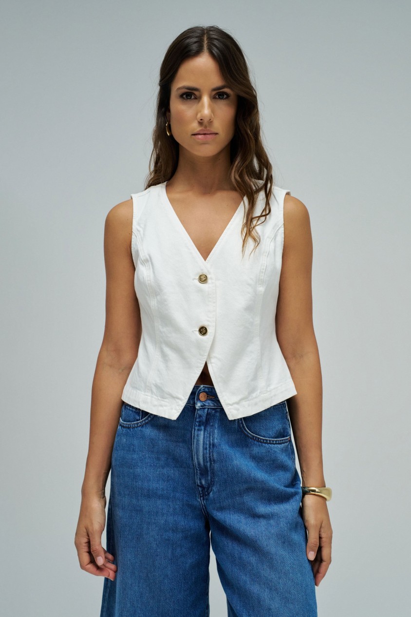 GILET EN DENIM