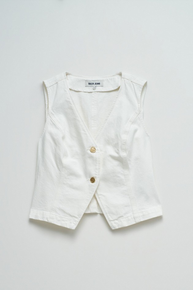 CHALECO EN DENIM