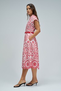 SHIRT DRESS IN ENGLISH EMBROIDERY