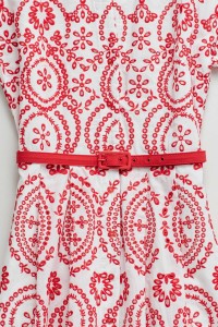 SHIRT DRESS IN ENGLISH EMBROIDERY