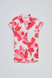 BLUSA COM PADR�O FLORAL