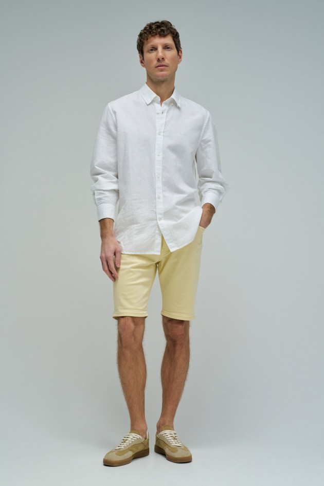 COLOURED DENIM S-ACTIV SHORTS