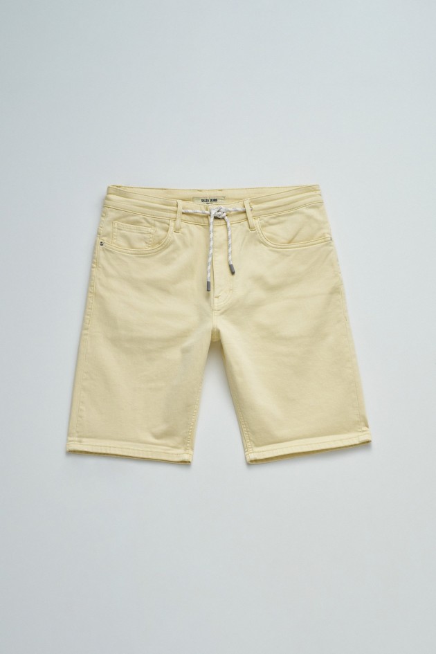 COLOURED DENIM S-ACTIV SHORTS