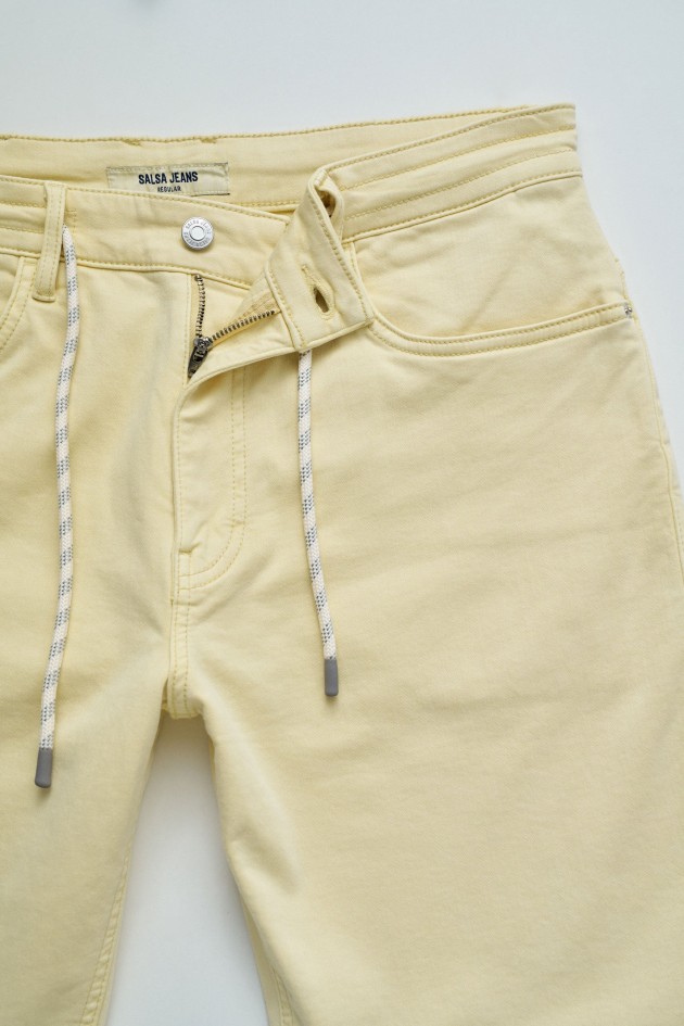 COLOURED DENIM S-ACTIV SHORTS