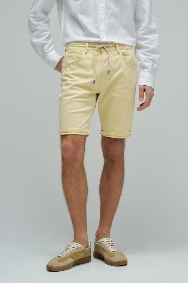 COLOURED DENIM S-ACTIV SHORTS