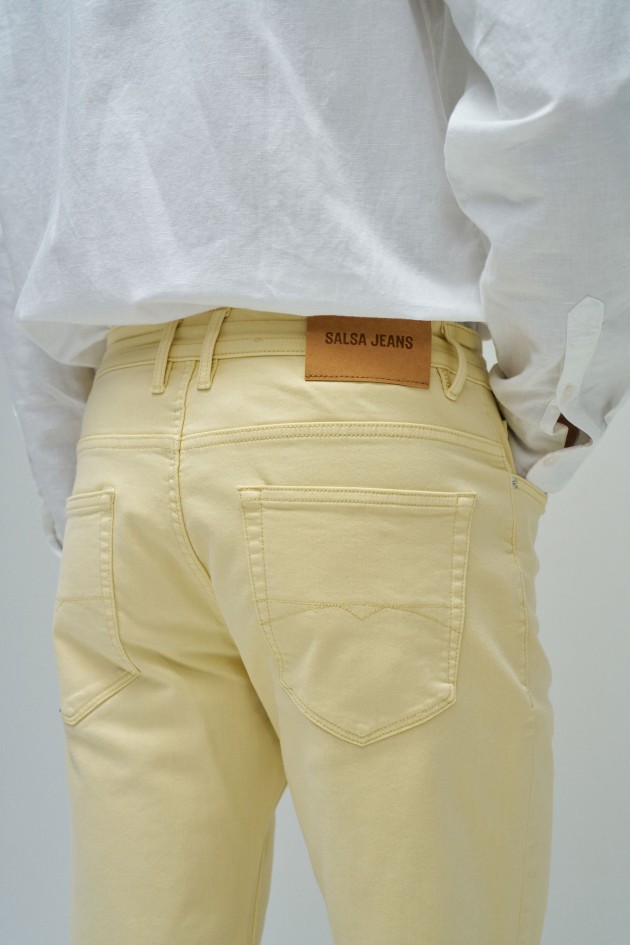 COLOURED DENIM S-ACTIV SHORTS
