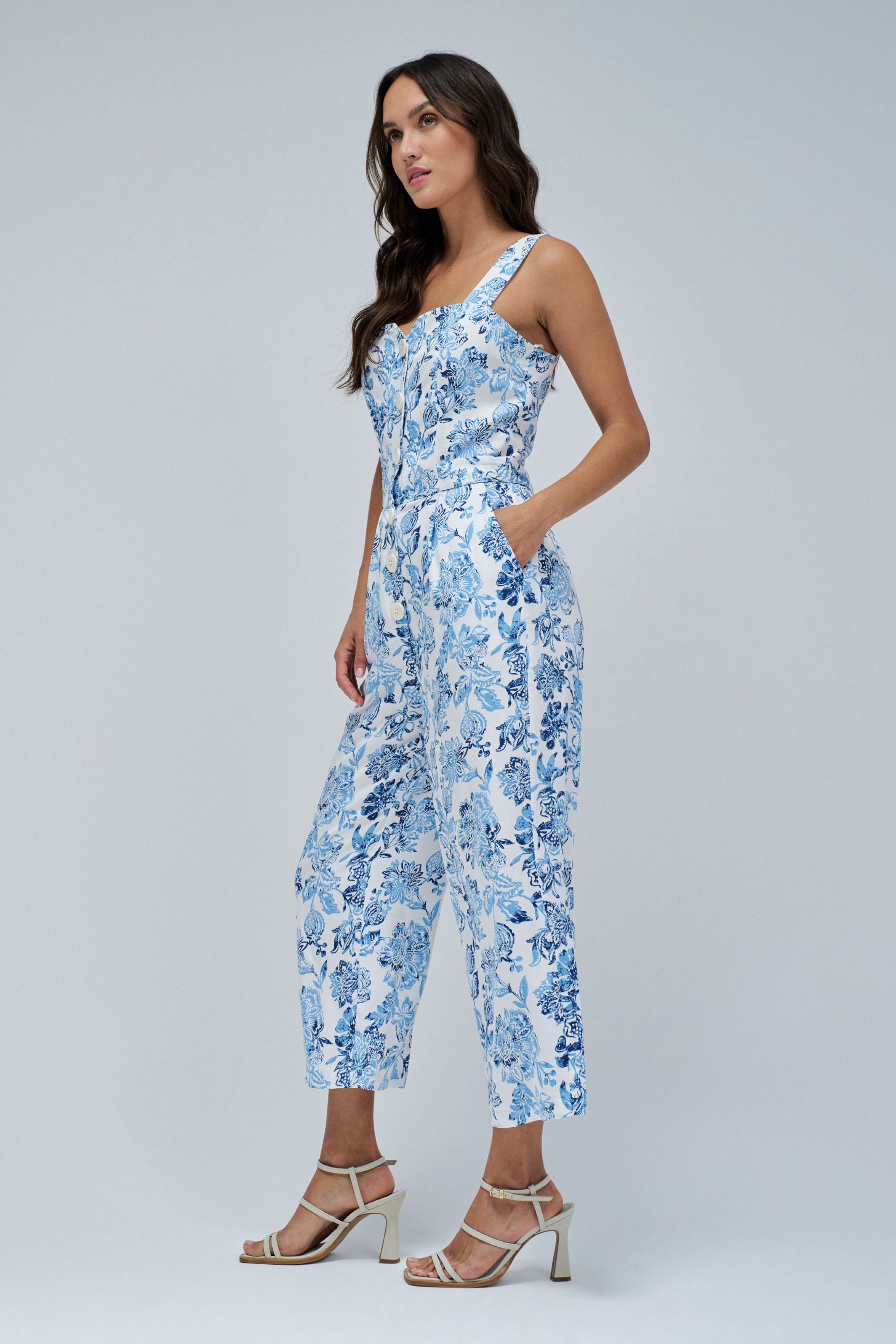 BLUMENMUSTER JUMPSUIT