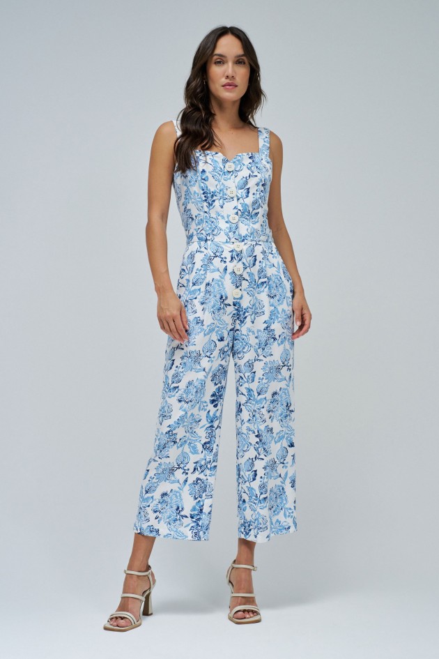 BLUMENMUSTER JUMPSUIT