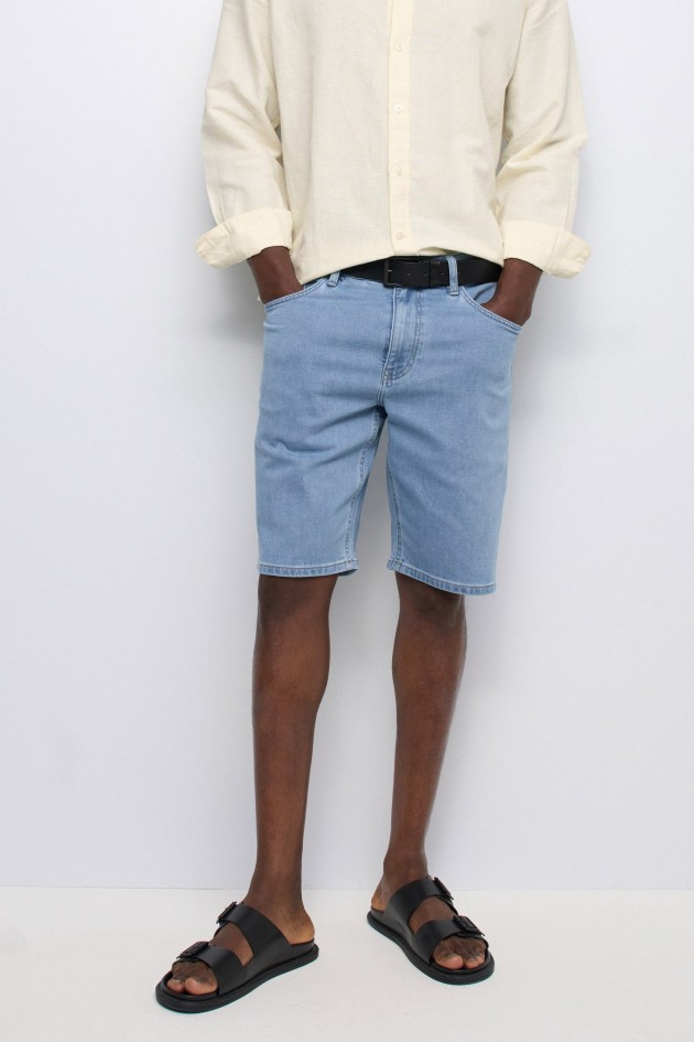 REGULAR-SHORTS S-ACTIV AUS DENIM