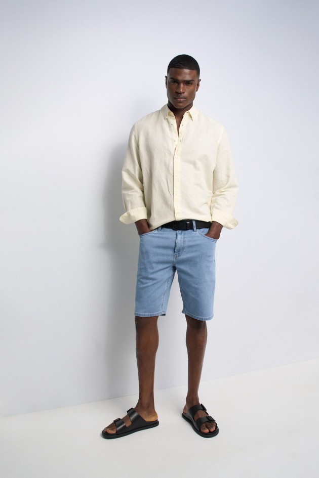 REGULAR-SHORTS S-ACTIV AUS DENIM