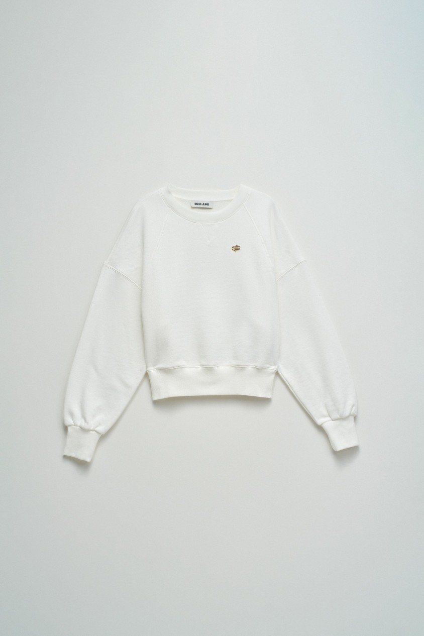 TEXTURED SWEATSHIRT