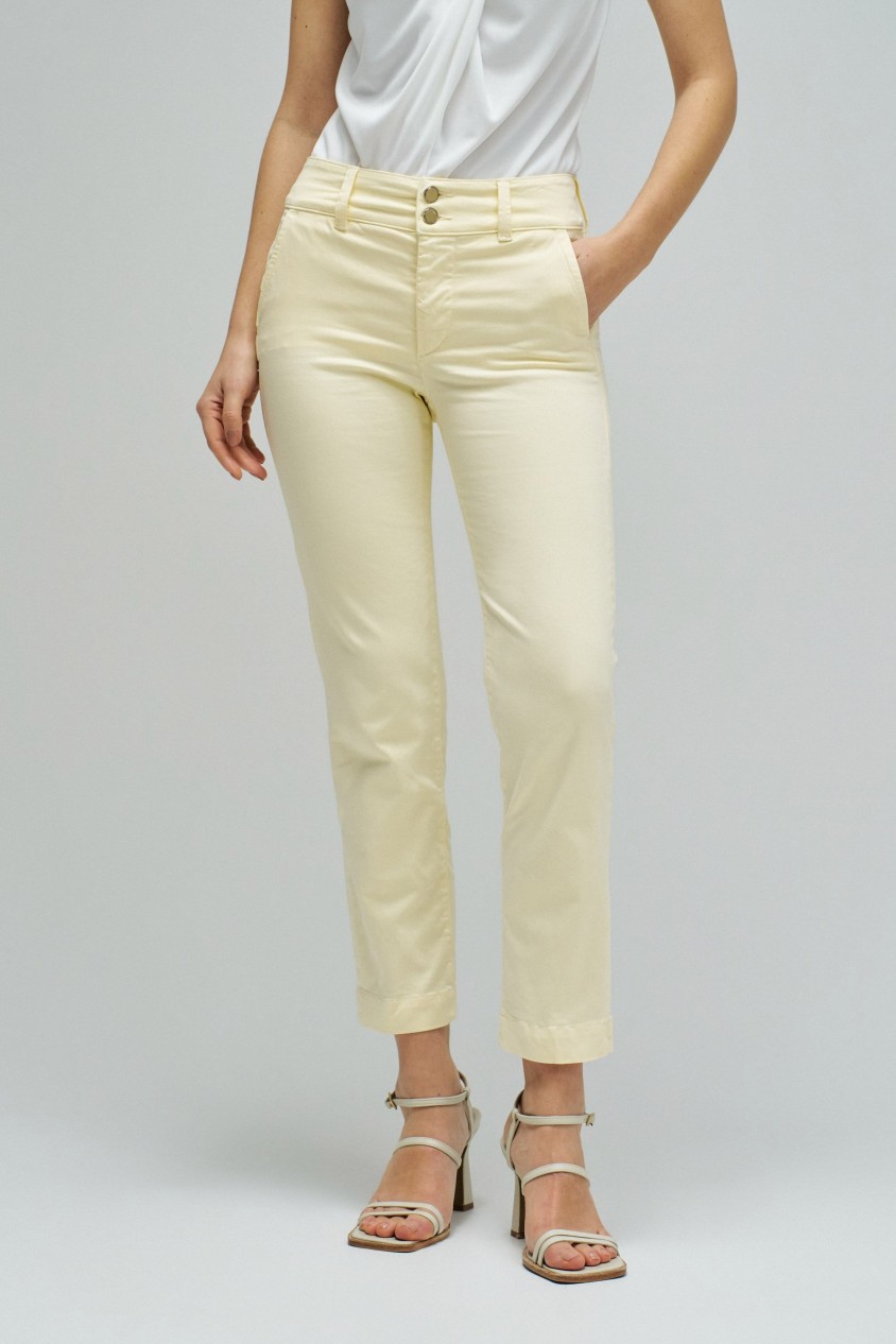 SECRET CHINO PUSH IN CROPPED SLIM