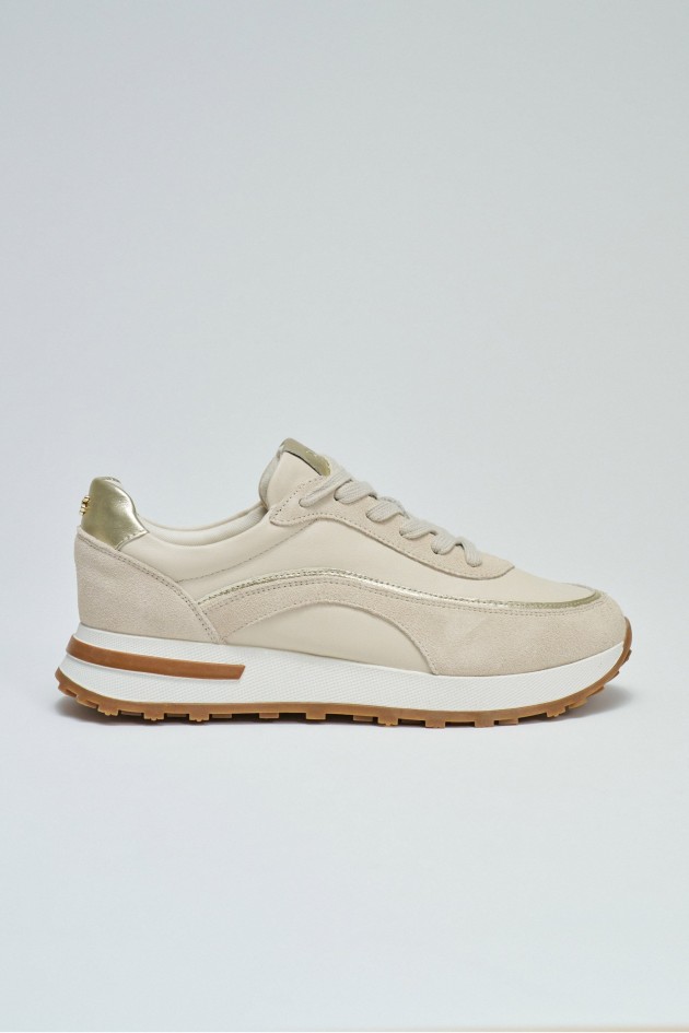 LEATHER TRAINERS