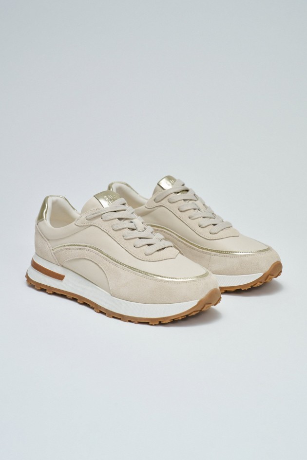 LEATHER TRAINERS