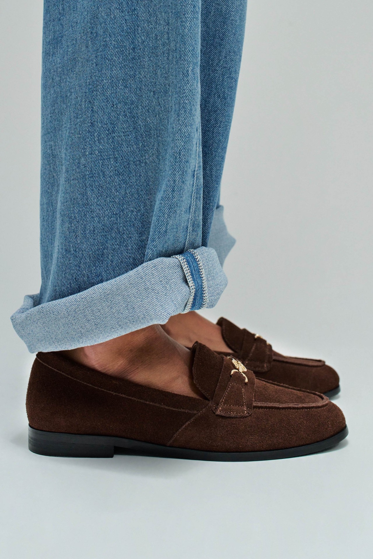 MOCASSINS EN DAIM