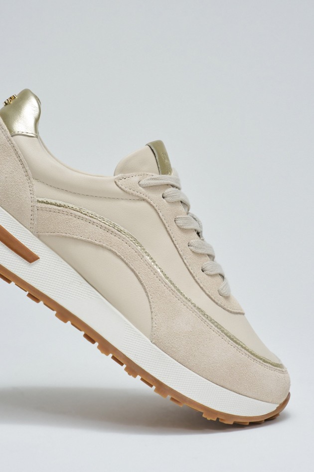 LEATHER TRAINERS