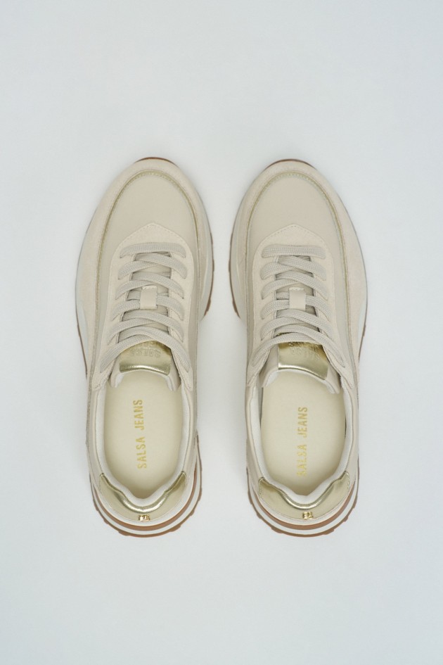 LEATHER TRAINERS