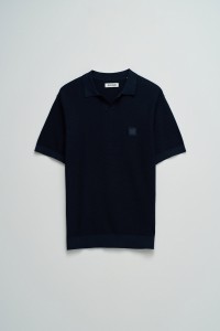 KNITTED MESH POLO