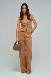 SUEDE EFFECT VEST