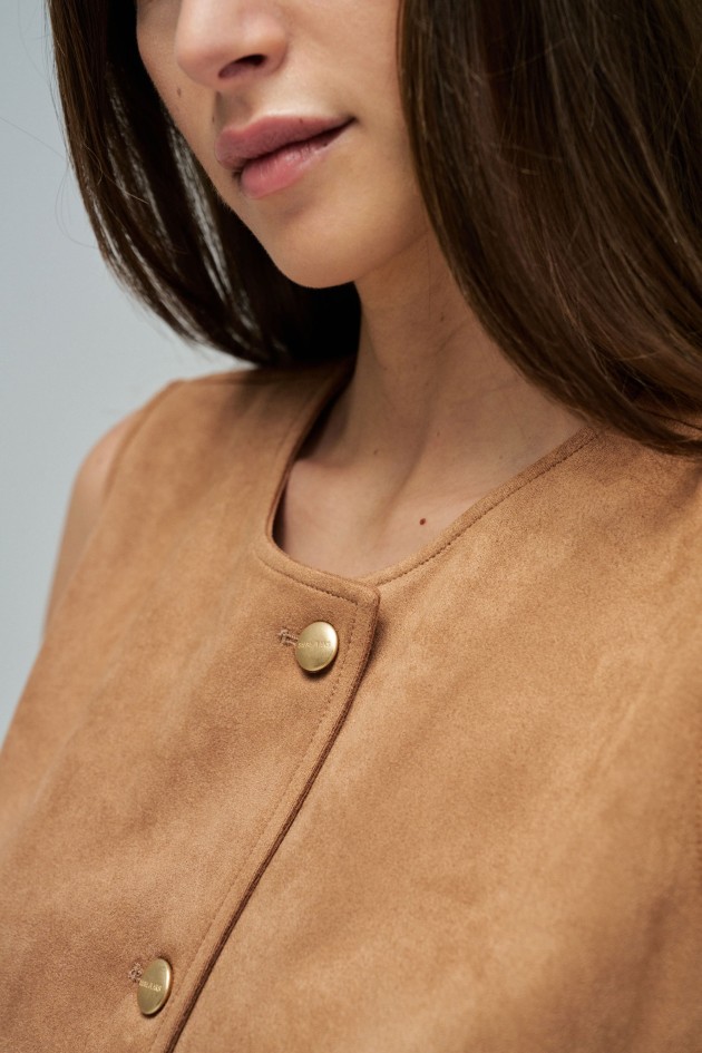 SUÈDE-EFFECT VEST