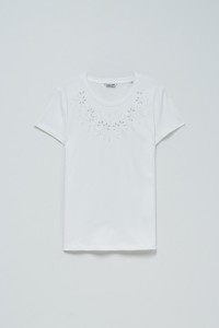 T-SHIRT WITH EMBROIDERY